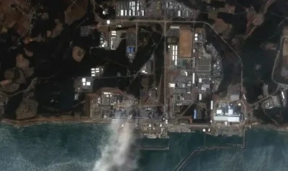 日本福岛第一核电站在地震后的受损情况