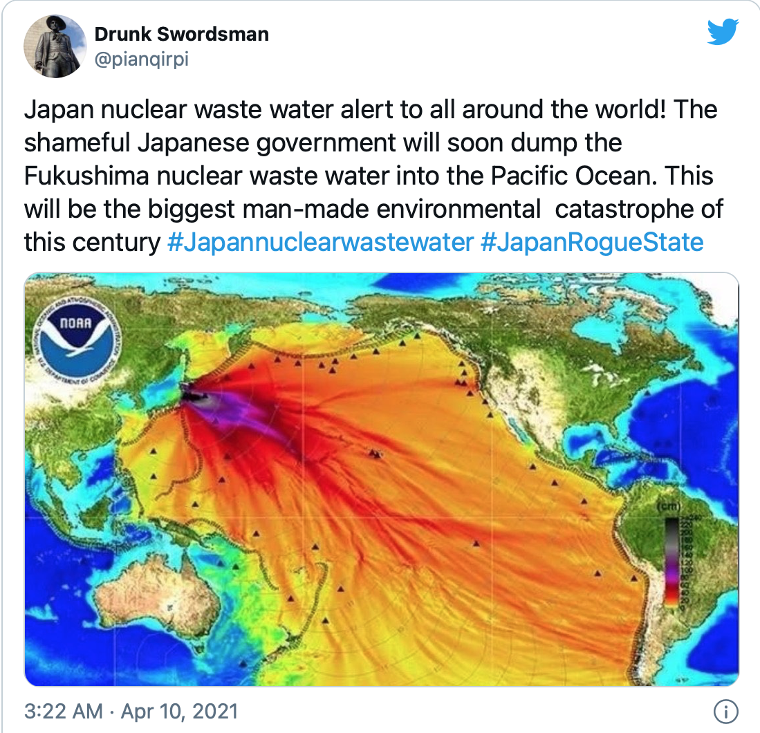 日本若把核污水排进太平洋会怎样